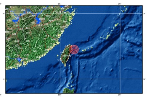 臺灣花蓮海域4.8級地震 福建有震感