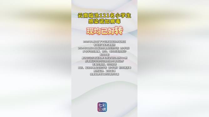 121名小學生感染諾如病毒